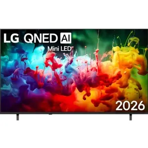 טלוויזיה חכמה 75" LG QNED AI אל ג`י דגם 75QNED72B6T *יבואן רישמי*