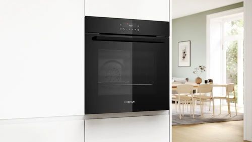 BOSCH HBA571BB4 - תנור אפייה בנוי פירוליטי 60 ס''מ בוש מסדרת Serie 2 בצבע שחור