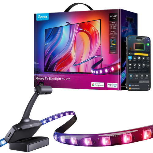מערכת תאורה חכמה לטלוויזיה Govee TV Backlight 3 Pro 55-65