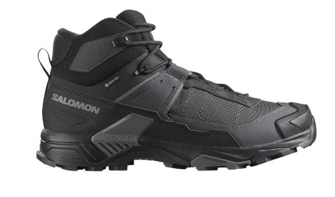 נעלי טיולים לגבר X Ultra 5 Mid Wide Gtx שחורות - Salomon