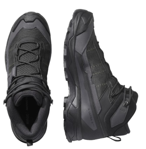 נעלי טיולים לגבר X Ultra 5 Mid Wide Gtx שחורות - Salomon