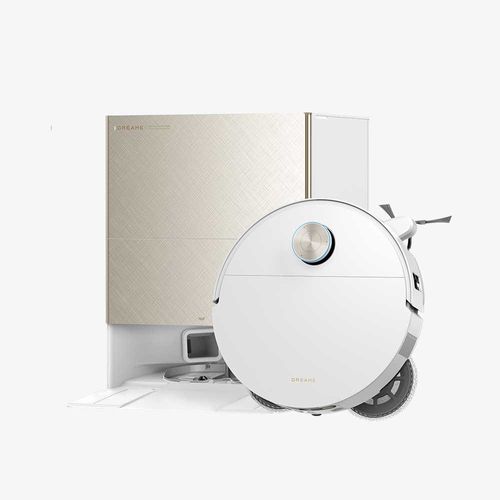 שואב מקרצף רובוטי Dreame X60 Ultra Complete White בצבע לבן 
