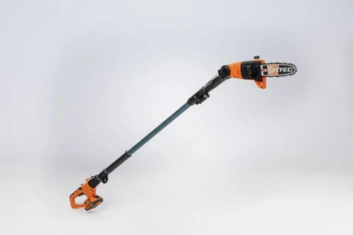 מסור שרשרת טלסקופי נטען Villager VCPS 0820 עם מוט טלסקופי מתכוונן, להב 19 ס