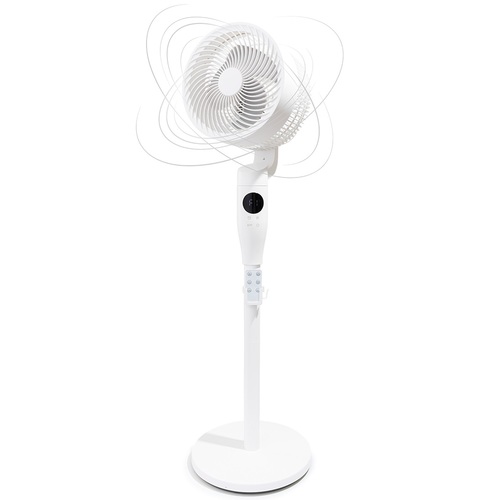 מאוורר עמוד 10'' דיגיטלי עם תנועה אובלית כולל שלט Electro Hanan EL-1604