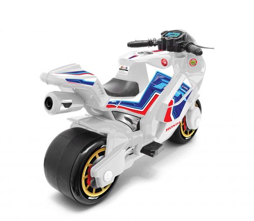 בימבה אופנוע הראשון שלי HONDA עם אפקטים קוליים לגיל שנתיים ומעלה - לבן