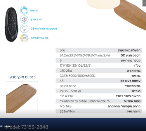 מאוורר תקרה 60