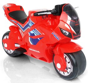 בימבה אופנוע הראשון שלי HONDA עם אפקטים קוליים לגיל שנתיים ומעלה - אדום