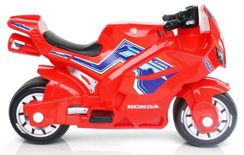 בימבה אופנוע הראשון שלי HONDA עם אפקטים קוליים לגיל שנתיים ומעלה - אדום