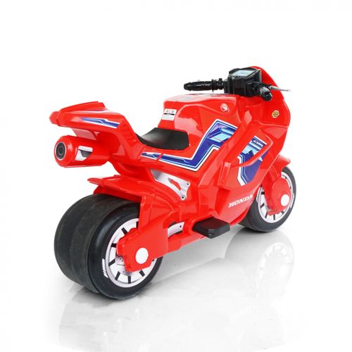 בימבה אופנוע הראשון שלי HONDA עם אפקטים קוליים לגיל שנתיים ומעלה - אדום