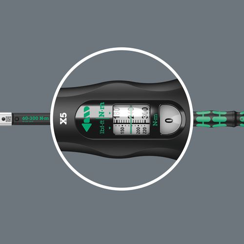 ידית מומנט לראשים מתחלפים מסדרת Click-Torque X 5 במידת חיבור 14x18 מ
