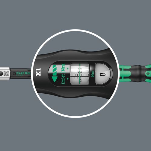 ידית מומנט Click-Torque X 1 לראשים מתחלפים במידה 9x12 מ