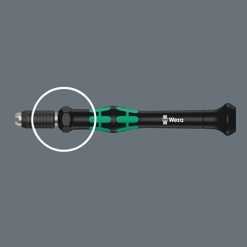 סט מברג וביטים לאלקטרוניקה בחיבור Halfmoon ו-HIOS עם 11 חלקים בנרתיק נשיאה.
