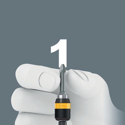 סט מברג אנטי-סטטי וביטים 1/4 עם 17 חלקים בנרתיק נשיאה קומפקטי.