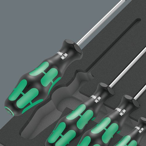 סט מברגים טורקס HF (פונקציית החזקה ייעודית holding function) בספוג מוקצף עם 14 חלקים.