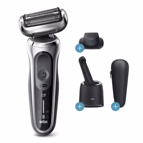 מכונת גילוח בראון סדרה 7 עם מתקן שטיפה Braun 7071CC