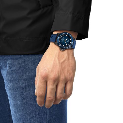 Tissot T1209073704100 SEASTAR 600M 44MM אוטומטי 600M צלילה