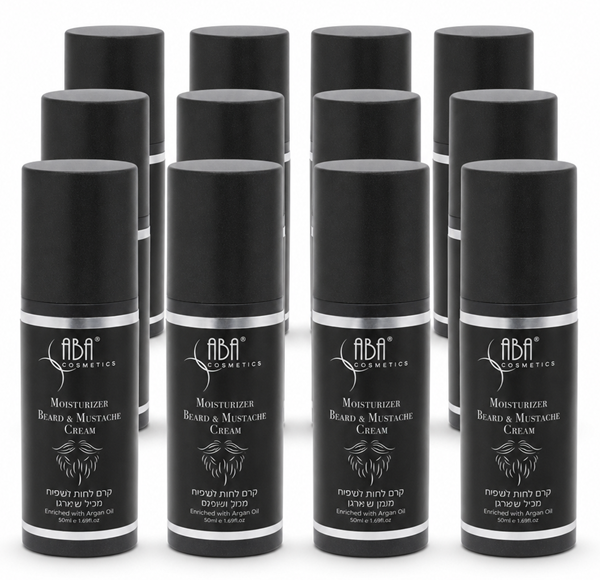 דיל! 12 יחידות קרם לטיפוח הזקן והשפם 150ml