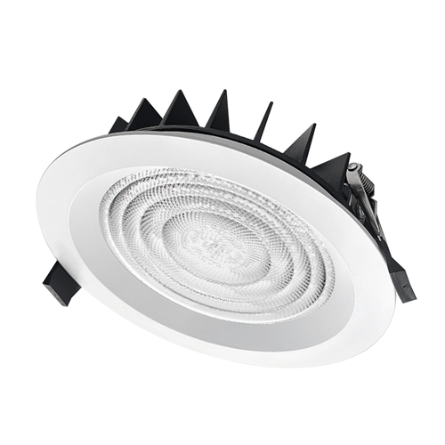 גוף תאורה שקוע 30W עגול 190 ממ לבן CCT סדרה FF