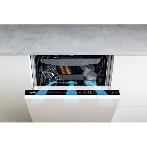 מדיח אינטגרלי מלא עם פתיחת דלת אוטומטית Whirlpool דגם WIP 4033 PELS-IS