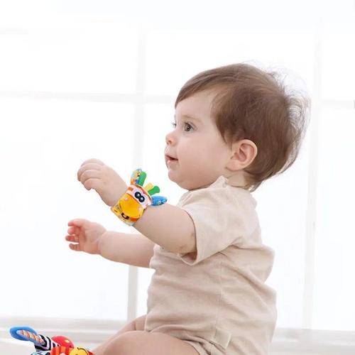 2 יחידות צמיד רעשן מתקפל לתינוק