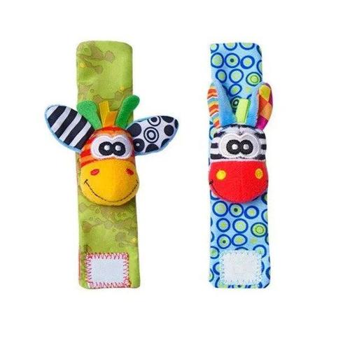 2 יחידות צמיד רעשן מתקפל לתינוק