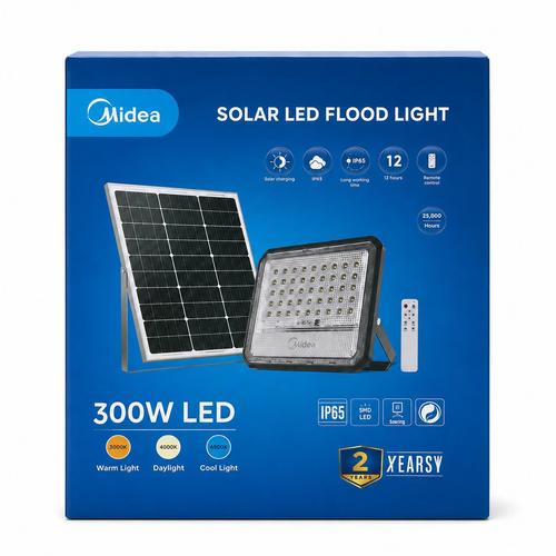 תאורת לד סולרית 300W