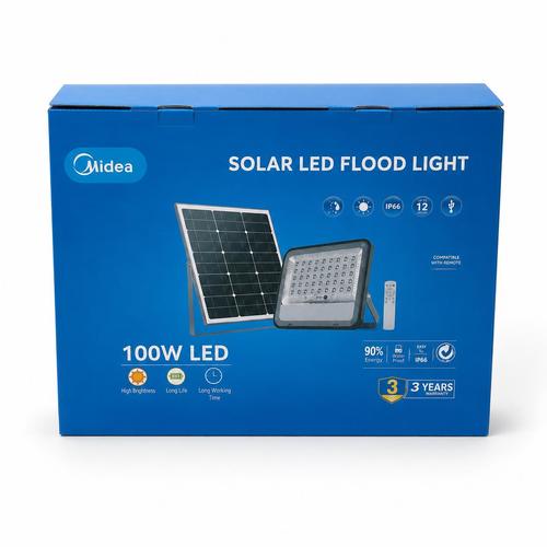תאורת לד סולרית 100W 