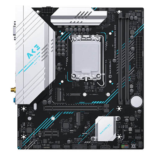 לוח B760M GAMING WIFI MAXSUN DDR4 WHITE 2SLOT