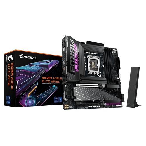 לוח למעבד דור | 15 Gigabyte B860M AORUS ELITE WIFI6E | ATX | 2.5GB LAN