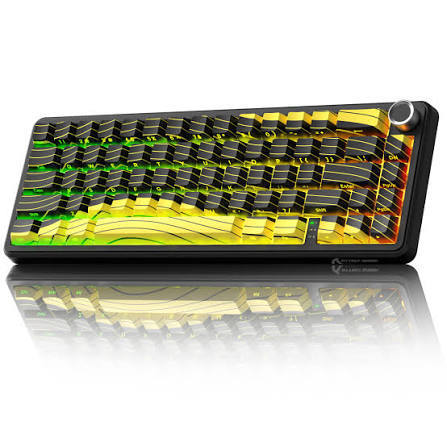 מקלדת BLACK YELLOW GAMING ATTACK SHARK X65 8K PRO