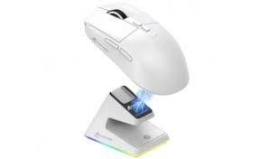 עכבר גיימינג אלחוטי ATTACK SHARK V6 WHITE