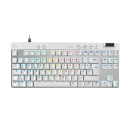מקלדת גיימינג חוטית | PRO X TKL RAPID בצבע לבן מבית LOGITECH