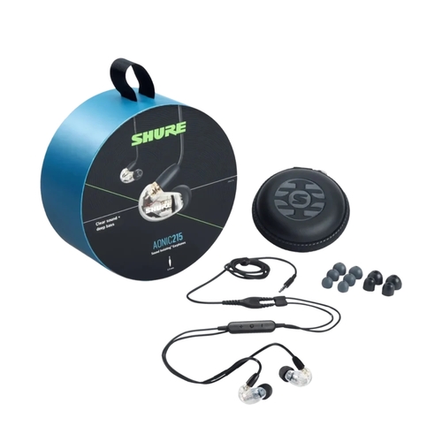 אוזניות שקופות | AONIC 215 Sound Isolatingמבית SHURE
