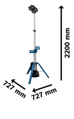 עמוד תאורה GLT 18V-5000 גוף בלבד BOSCH