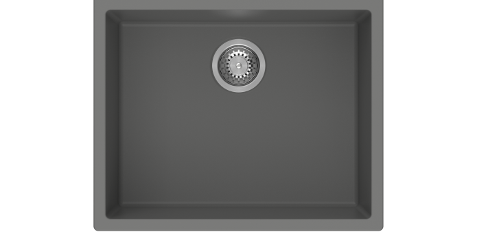 כיור מטבח גרניט סמארט יו 60  ללא חור לברז מבית שוני