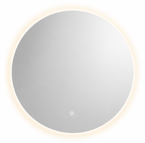 מראת LED עגולה עם לד אחורי – 80×80 ס״מ דגם P21