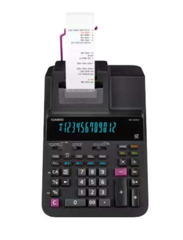 מכונת חישוב CASIO DR-120R IIBK