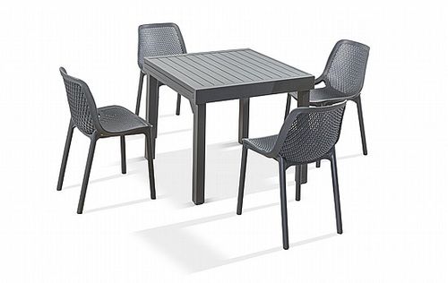 שולחן אלומיניום נפתח 90/180 סמ סלייס צבע אפור