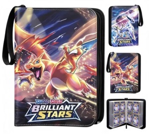 קלסר Pokémon TCG ל-900 קלפים עם רוכסן | Pokémon TCG 900 Cards Zipper Binder