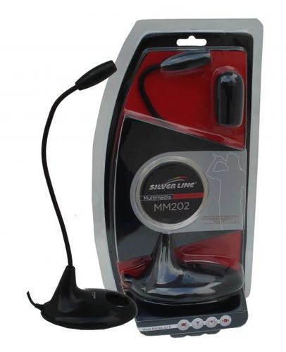 מיקרופון מולטימדיה גמיש SilverLine MM-202