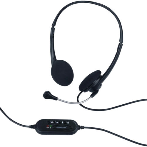 אוזניות+מיקרופון Silver line HS010V USB