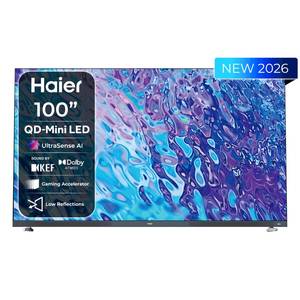 טלוויזיה חכמה Haier 100" 4K Smart QD Mini LED H100M96FUX