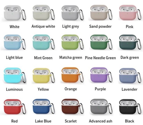 כיסוי סיליקון ל-AirPods Pro 3 – מגוון צבעים | AirPods Pro 3 Silicone Protective Case – Assorted Colors