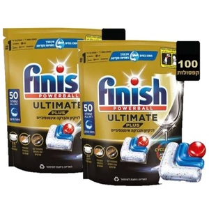 מארז 100 טבליות למדיח Finish