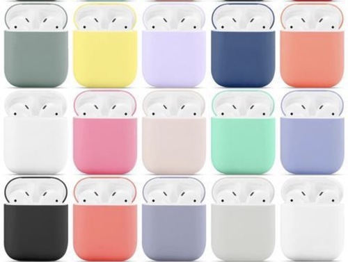 כיסוי סיליקון  – מגוון צבעים | AirPods 2 Silicone Protective Case – Assorted Colors