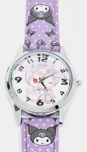 שעון ילדים Kuromi סגול | Sanrio Kuromi Kids Watch – Purple