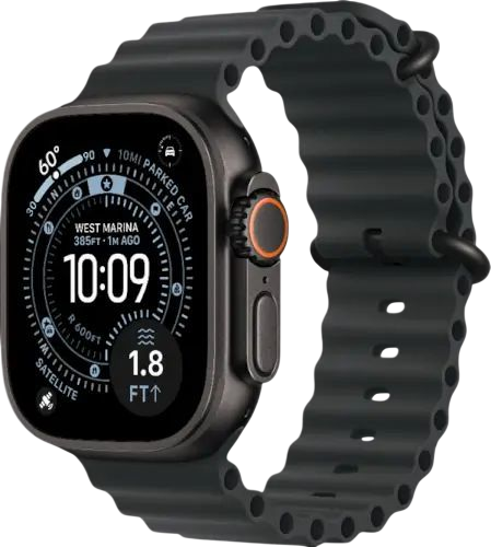 שעון חכם 49mm Watch Ultra 3 GPS+Cell Black Titanium|Black Band