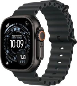 שעון חכם 49mm Watch Ultra 3 GPS+Cell Black Titanium|Black Band