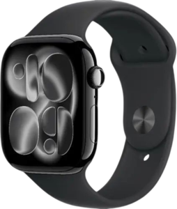 שעון חכם 46mm Watch 11 GPS+Cell Jet Black Aluminium Black Band