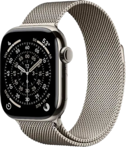 שעון חכם 42mm Watch 11 GPS+Cell Natural Titanium Natural Milanese Loop